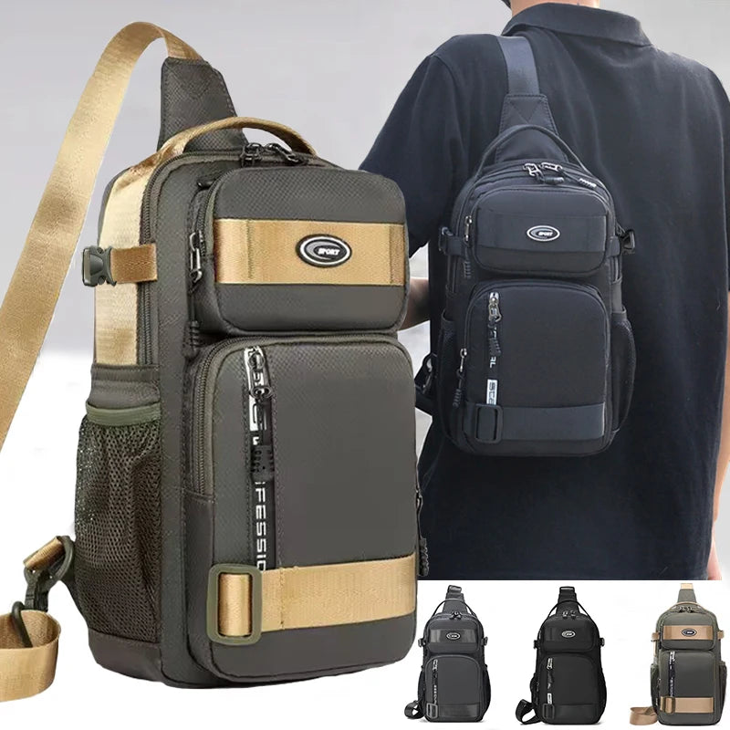 Sac à bandoulière pour homme avec port USB pratique et léger