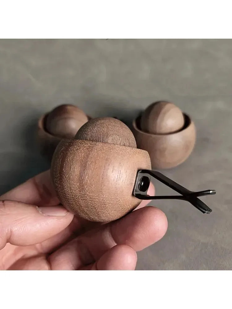 Diffuseur d'huiles essentielles pour voiture et maison - Mini diffuseur de parfum naturel en bois, mignon, adapté pour la chambre, le salon, la salle de bain