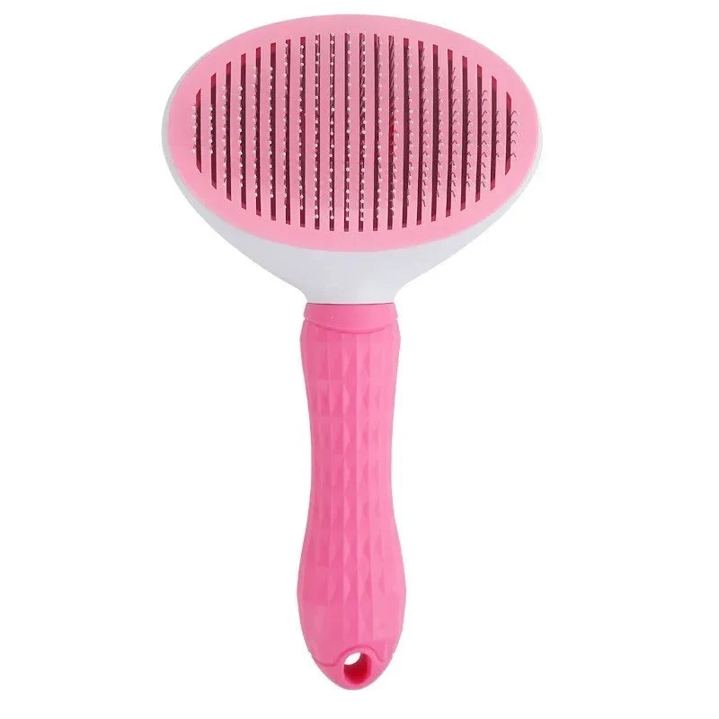 Brosse autonettoyante pour chiens et chats- retire les poils facilement