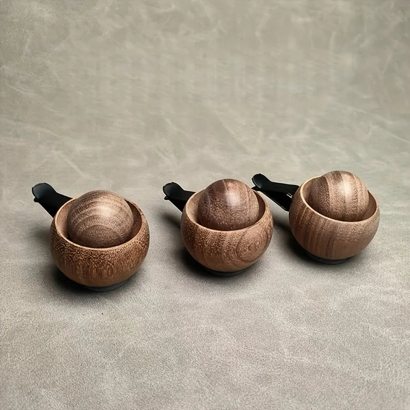 Diffuseur d'huiles essentielles pour voiture et maison - Mini diffuseur de parfum naturel en bois, mignon, adapté pour la chambre, le salon, la salle de bain