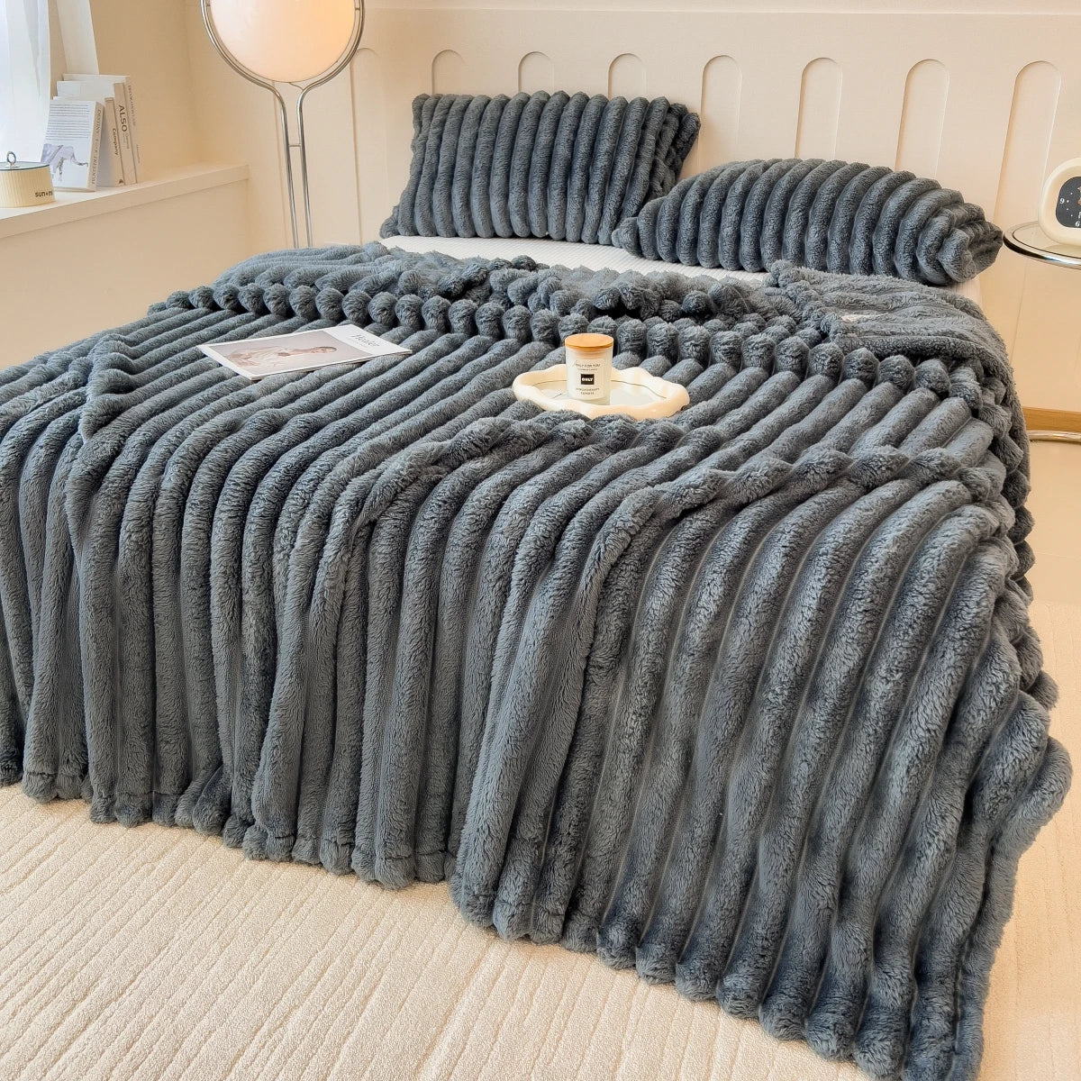 Jeté décoratif ultra doux -Ambiance chaleureuse