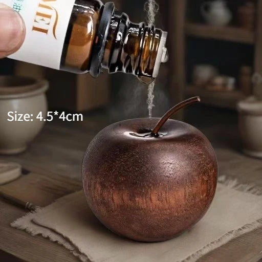 Diffuseur d'huiles essentielles pour voiture et maison - Mini diffuseur de parfum naturel en bois, mignon, adapté pour la chambre, le salon, la salle de bain