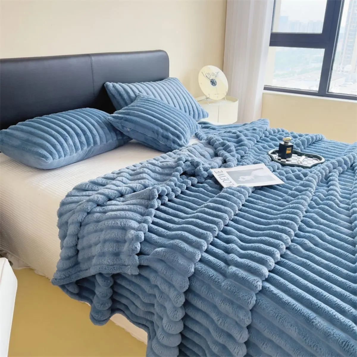 Jeté décoratif ultra doux -Ambiance chaleureuse