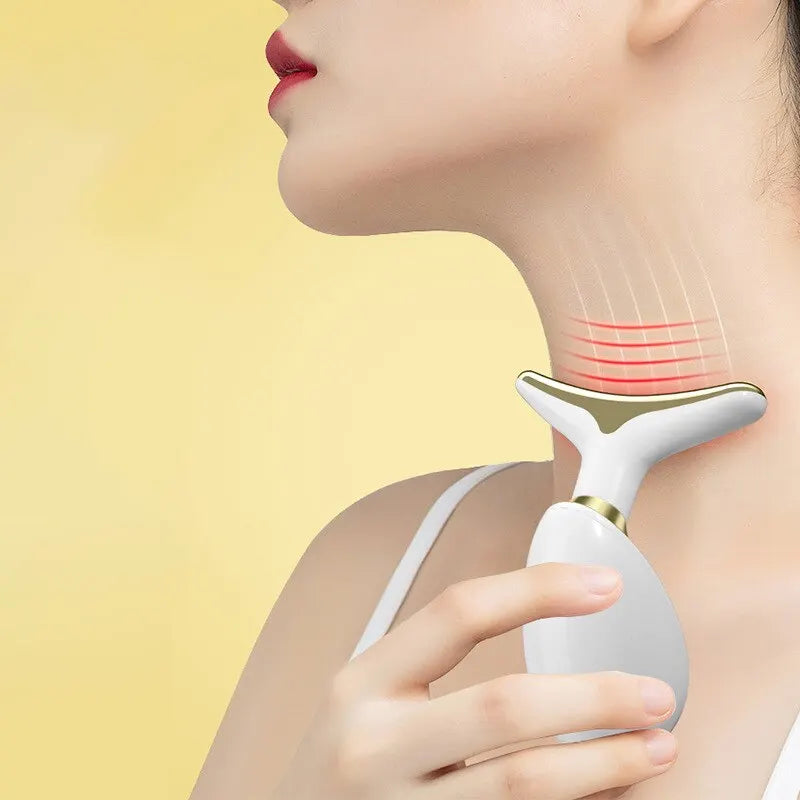 Appareil de massage pour le visage et le cou -soin de beauté à domicile