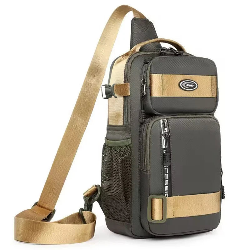 Sac à bandoulière pour homme avec port USB pratique et léger