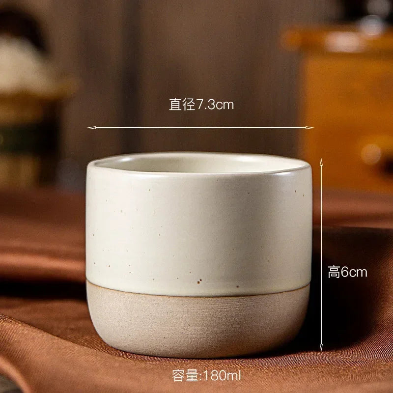 Vintage Ceramic Mug - Japanese Style