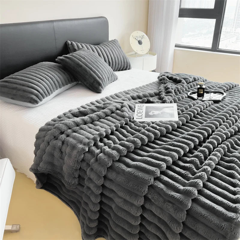 Jeté décoratif ultra doux -Ambiance chaleureuse