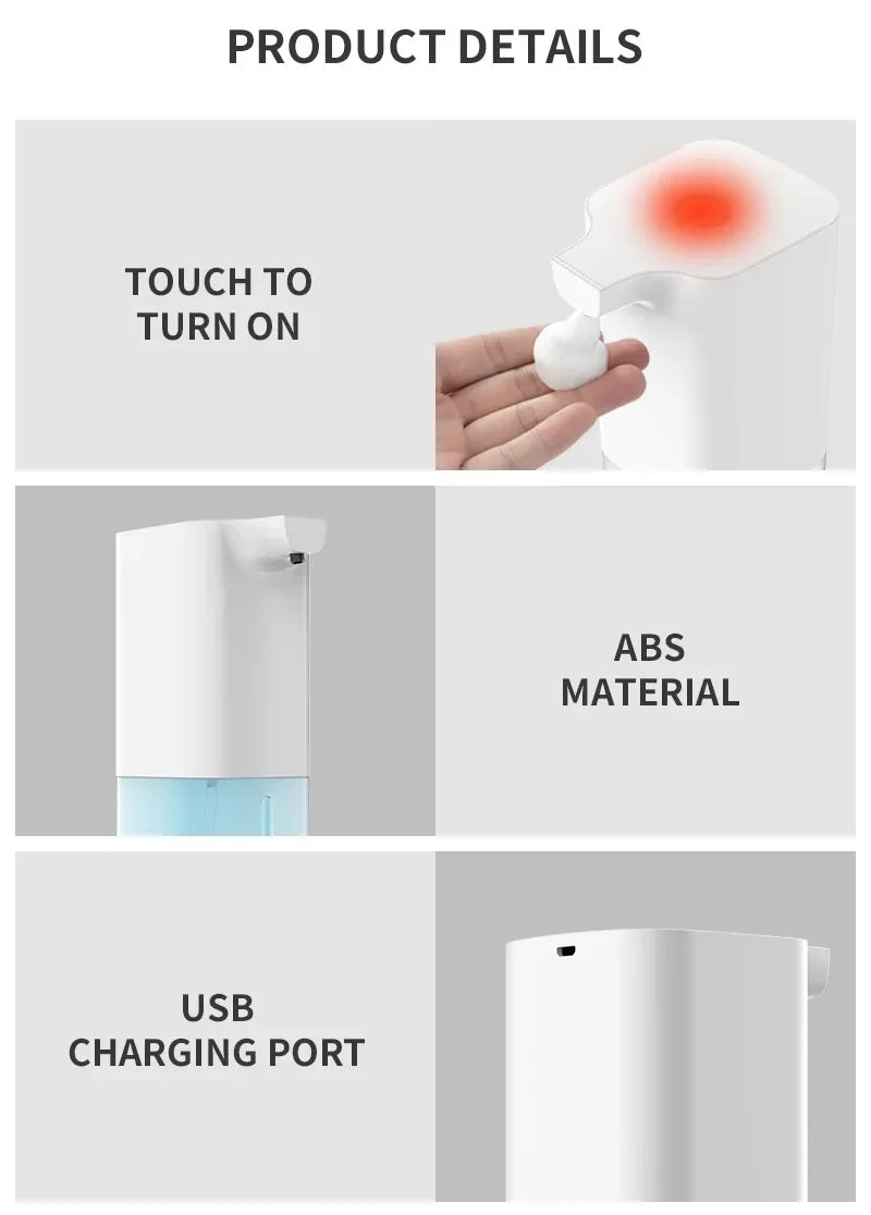 Distributeur automatique de savon rechargeable USB- sans contact