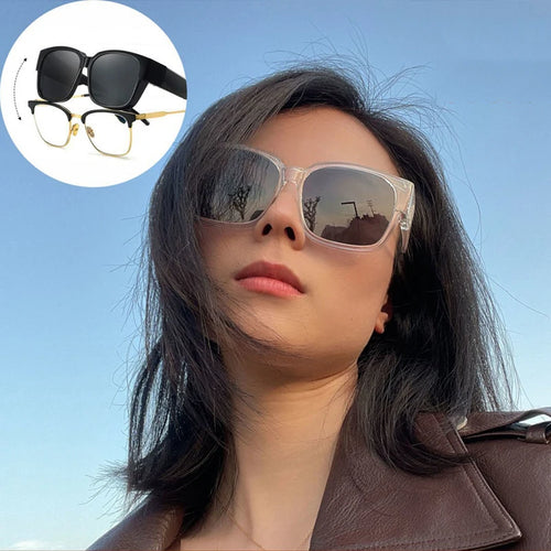 Lunettes de soleil polarisées à porter par-dessus vos lunettes de vue -Homme et femme