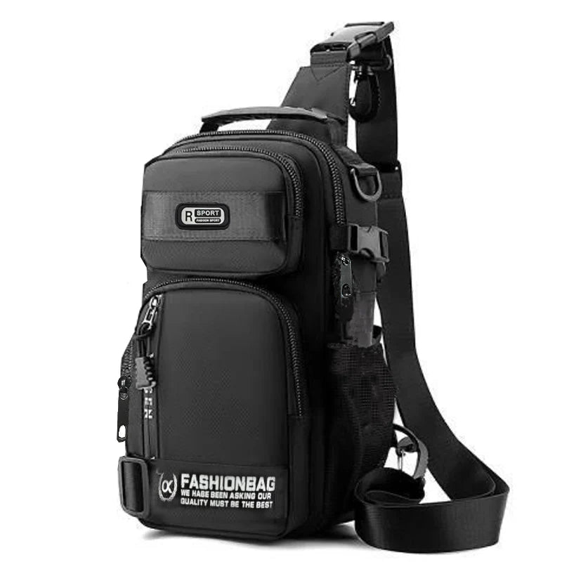 Sac à bandoulière pour homme avec port USB pratique et léger