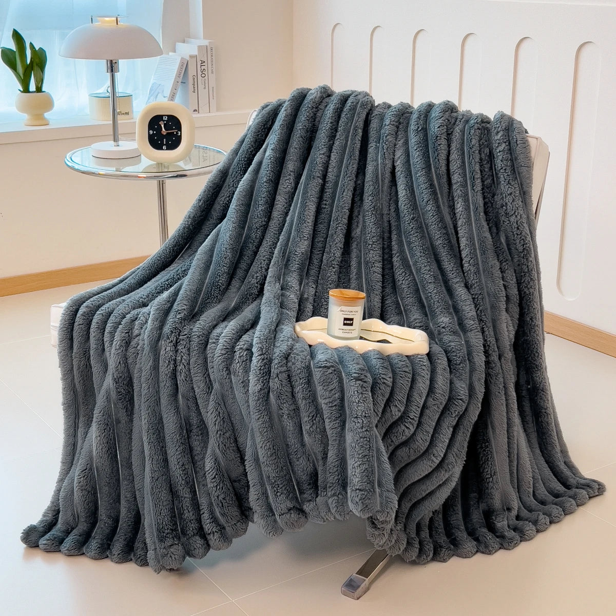 Jeté décoratif ultra doux -Ambiance chaleureuse