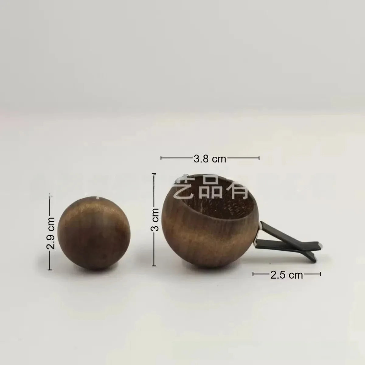 Diffuseur d'huiles essentielles pour voiture et maison - Mini diffuseur de parfum naturel en bois, mignon, adapté pour la chambre, le salon, la salle de bain