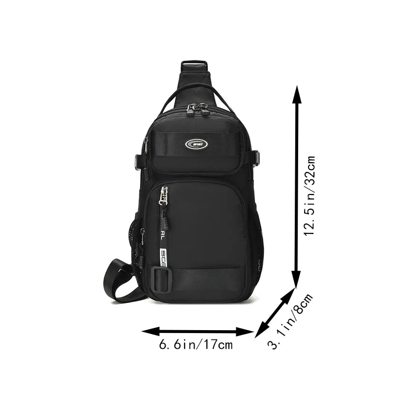 Sac à bandoulière pour homme avec port USB pratique et léger