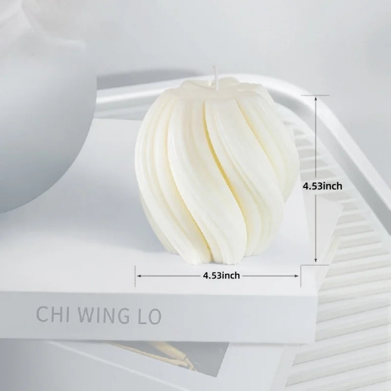Modern Sculptural Design Soy Wax Decorative Candles